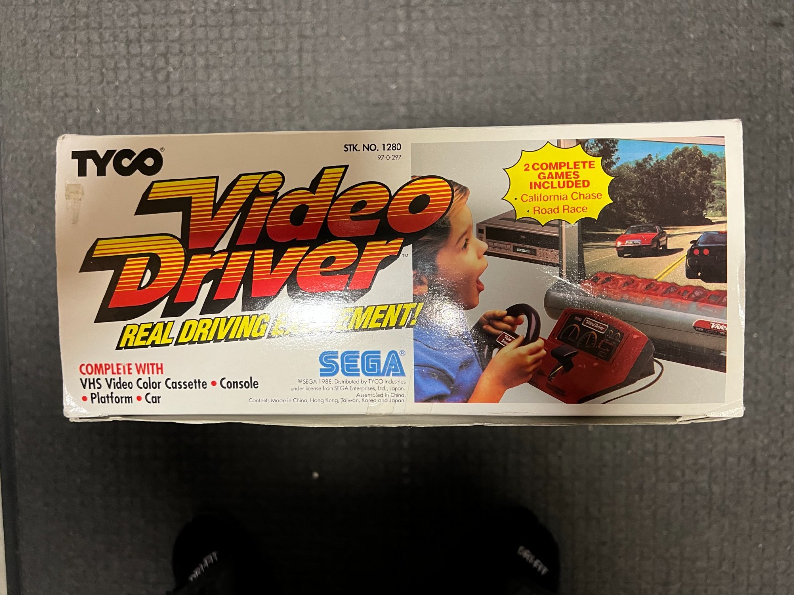 Sega Tyco Video Driver VHS Video Game Instructions Complete Rare Retro