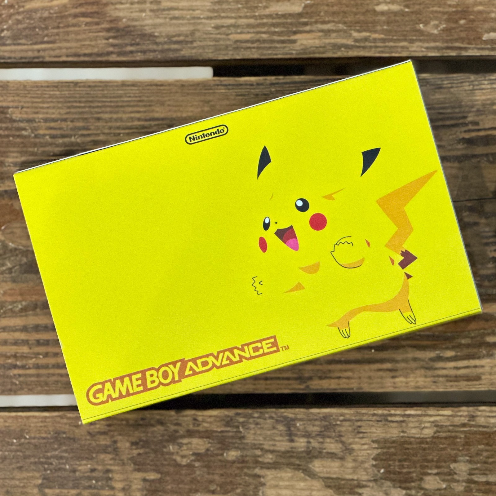 Nintendo Game Boy Advance GBA 3.0 M2 IPS Pokemon Console PIKACHU USB-C Battery