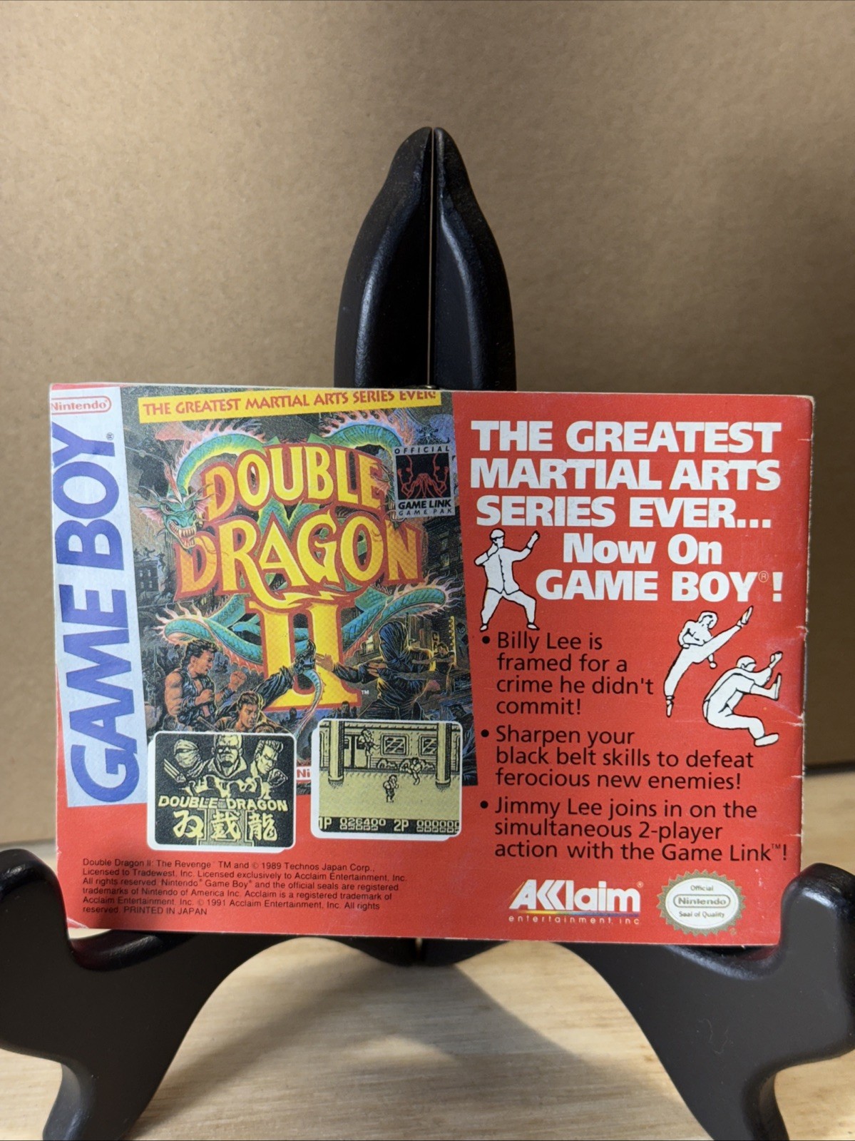 GB Bart Simpson’s Escape From Camp Deadly Nintendo Game Boy MANUAL ONLY