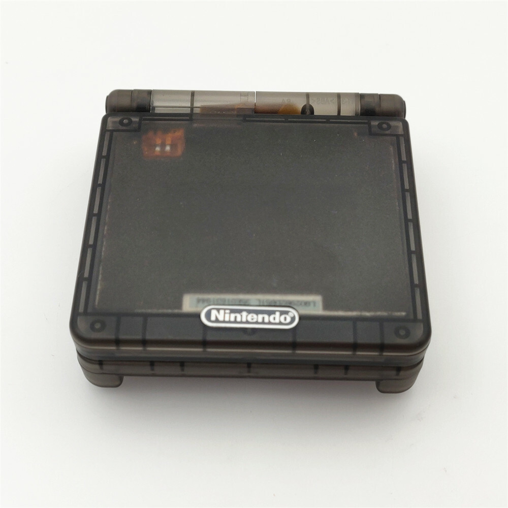 Clear Black Game Boy Advance SP Console AGS 001 Front light LCD GBA SP Console