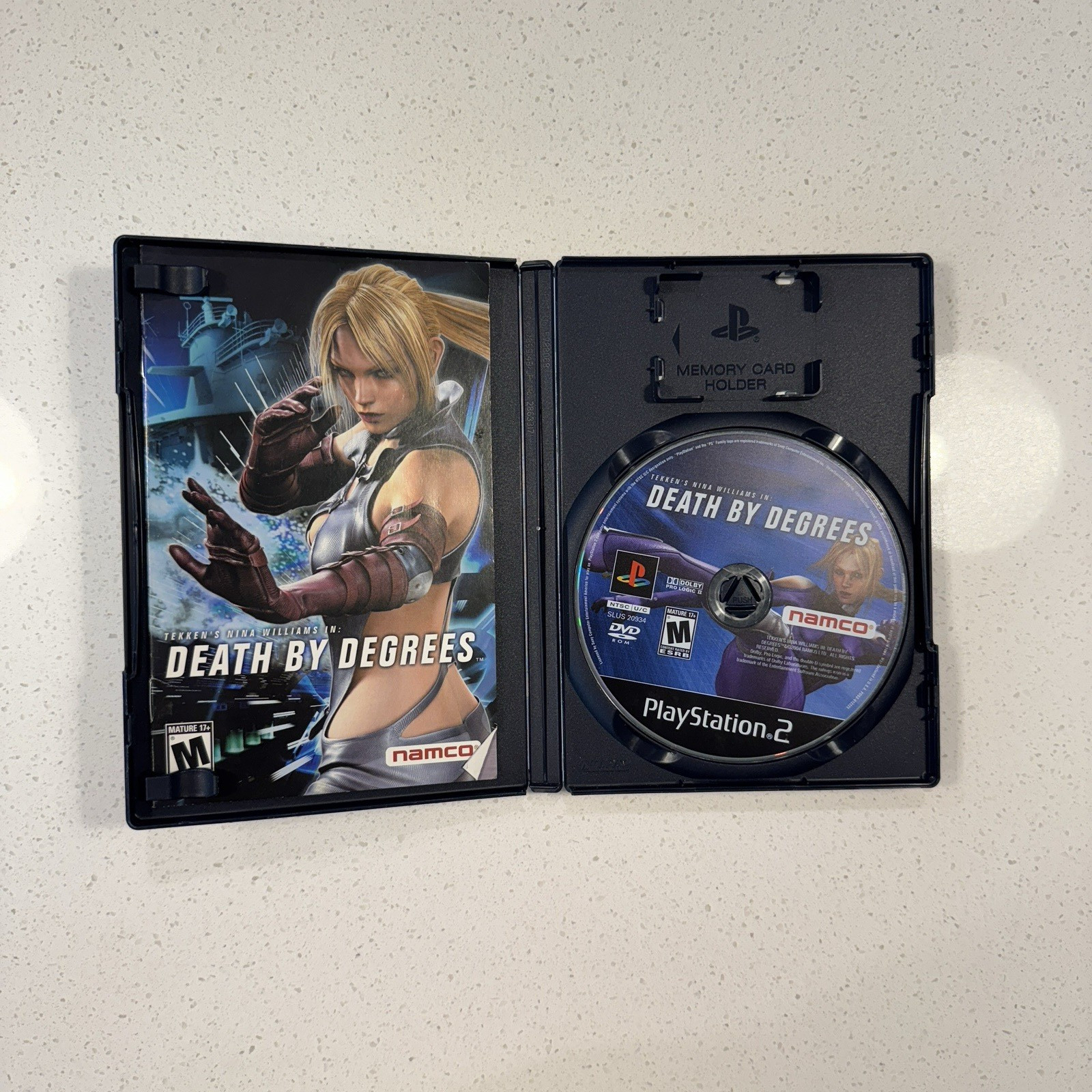 Death by Degrees (Sony PlayStation 2, 2005) PS2 Complete in Box CIB Tested