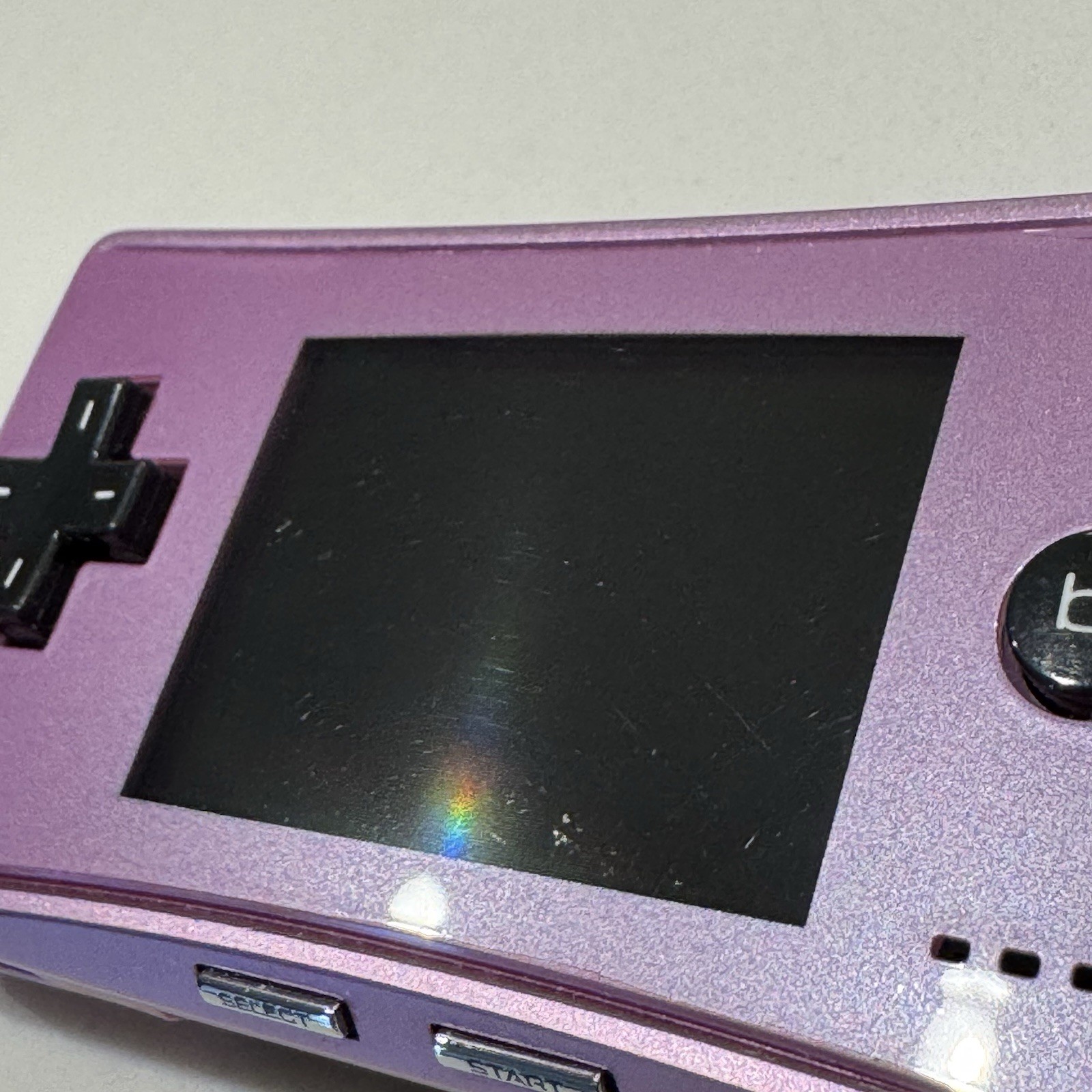 Nintendo Game Boy Micro OXY-001 Purple Console VGC Complete Box CIB OEM Charger
