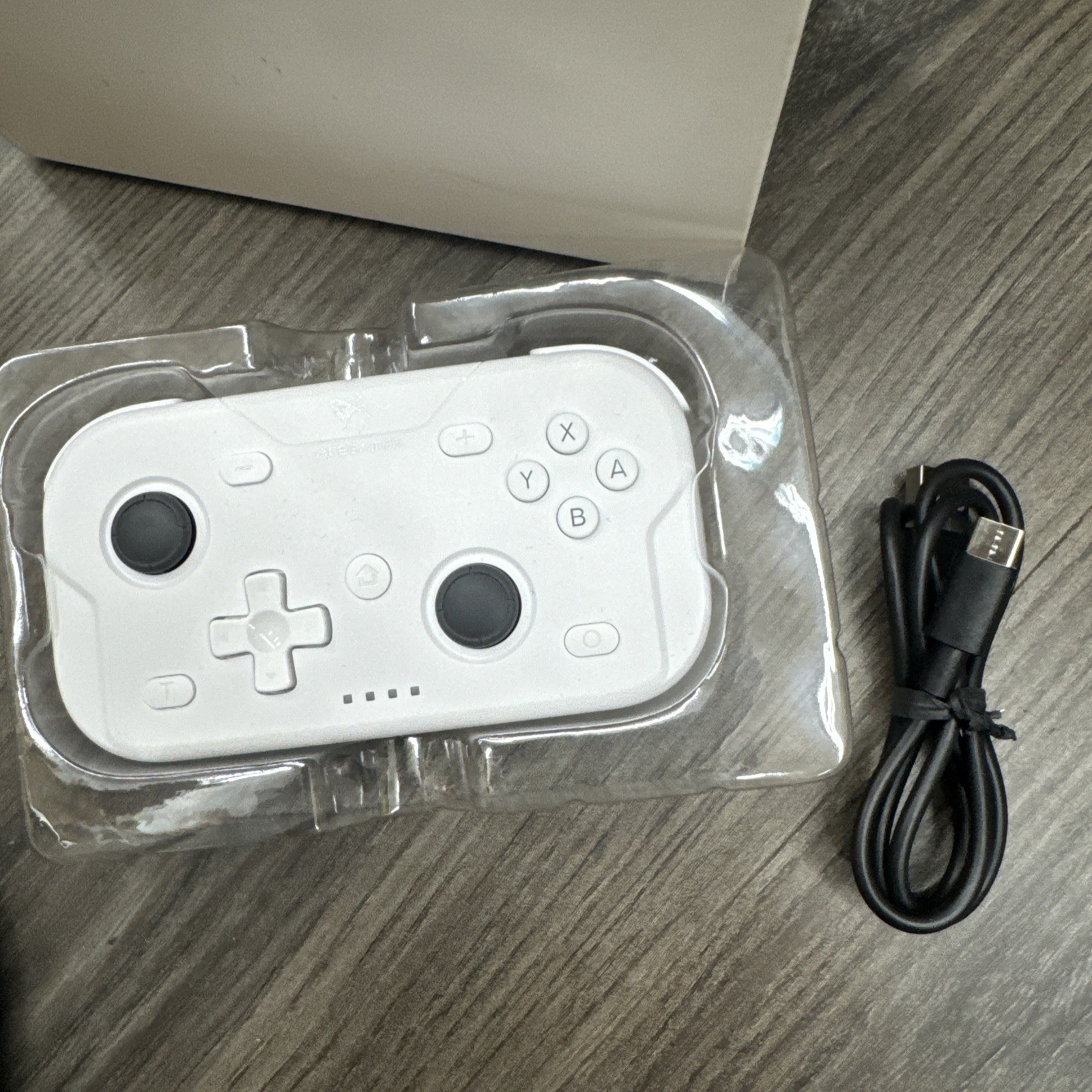 ACEGAMER T50 Wireless Controller for Switch PC iOS Android Pocket Gamepad White