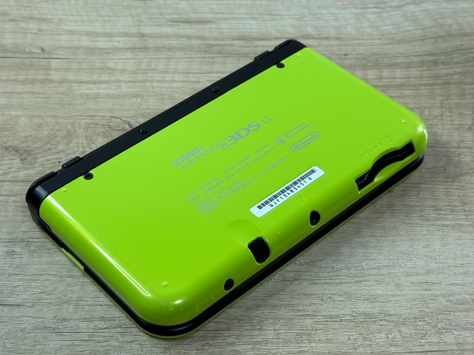 RANK B+ Nintendo New 3DS XL Lime Black Console Tested Japan ver D6208