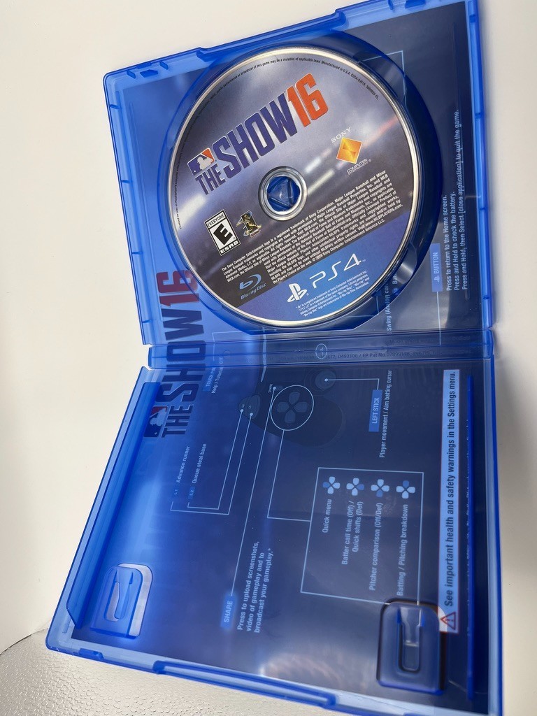 MLB 16 The Show Sony Playstation 4 PS4 Tested and Working