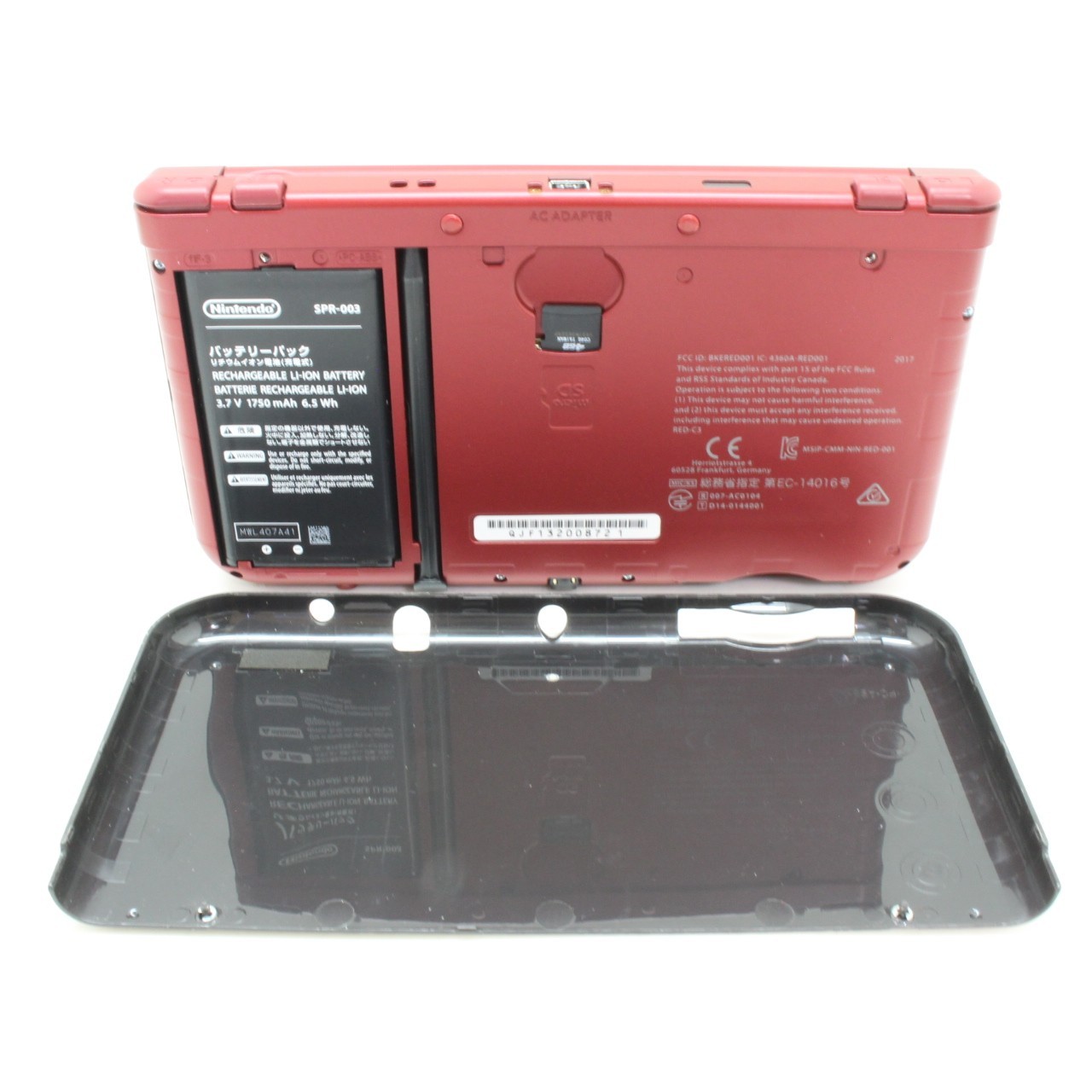 [ MINT ] NINTENDO NEW 3DS XL Metallic RED Game Console From Japan 4198