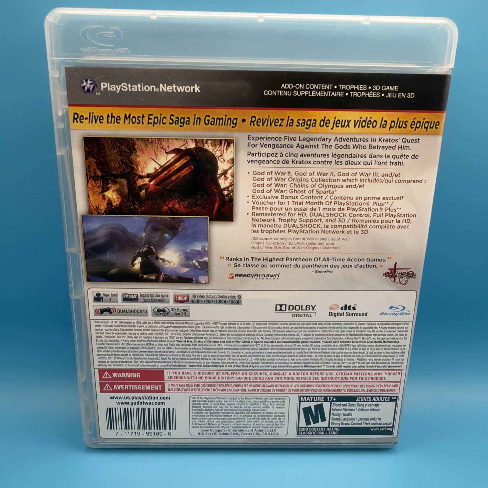 God of War Saga – Playstation 3 Game