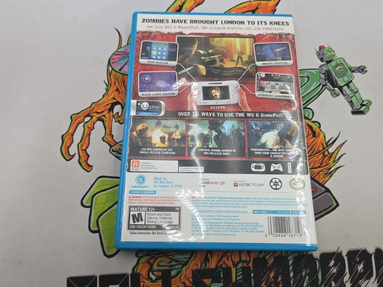 ZombiU (Nintendo Wii U, 2012) CIB