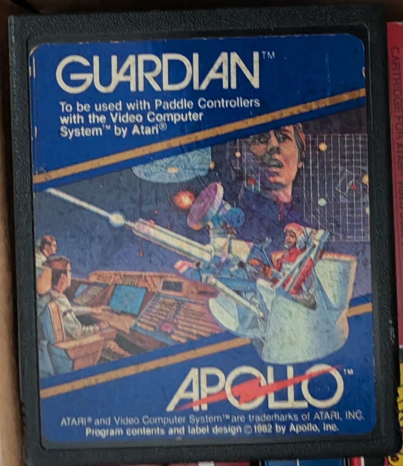 Guardian (1982) – Apollo, Atari 2600, Authentic, Tested, Cartridge Only