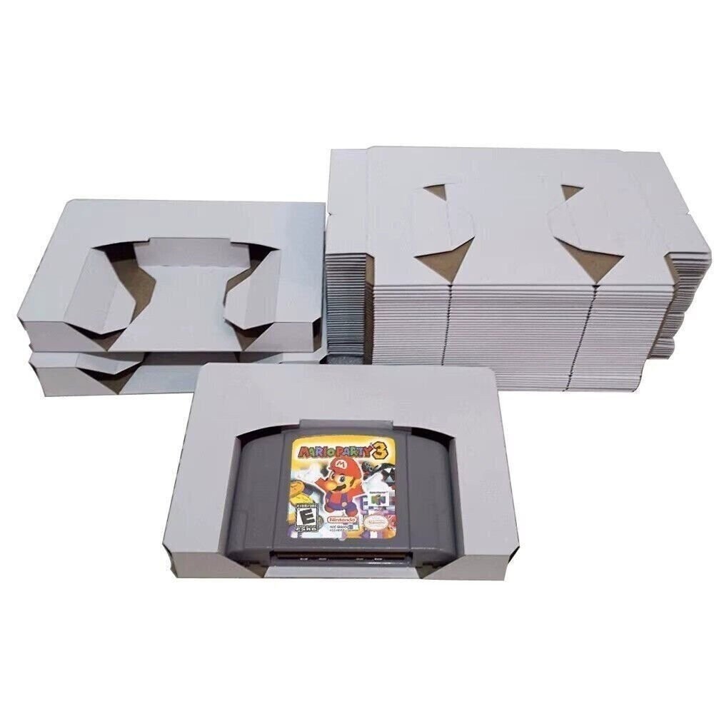 Game Insert for Nintendo 64 Cardboard Box CIB N64 Inlay Tray 1-Pack Lot