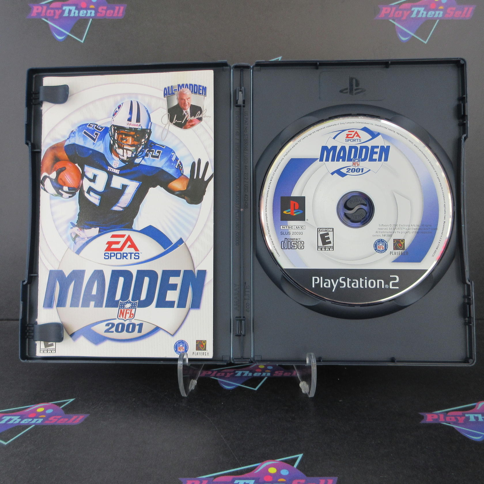Refurbished Madden NFL 2001 PS2 PlayStation 2 + Reg Card Complete – Excellent..