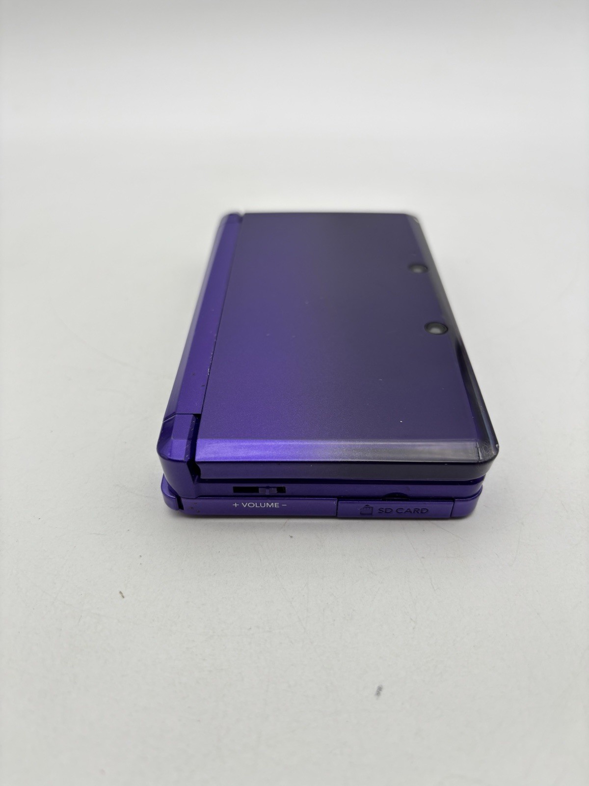 Nintendo 3DS Midnight Purple Handheld Console System Charger Tested & Working