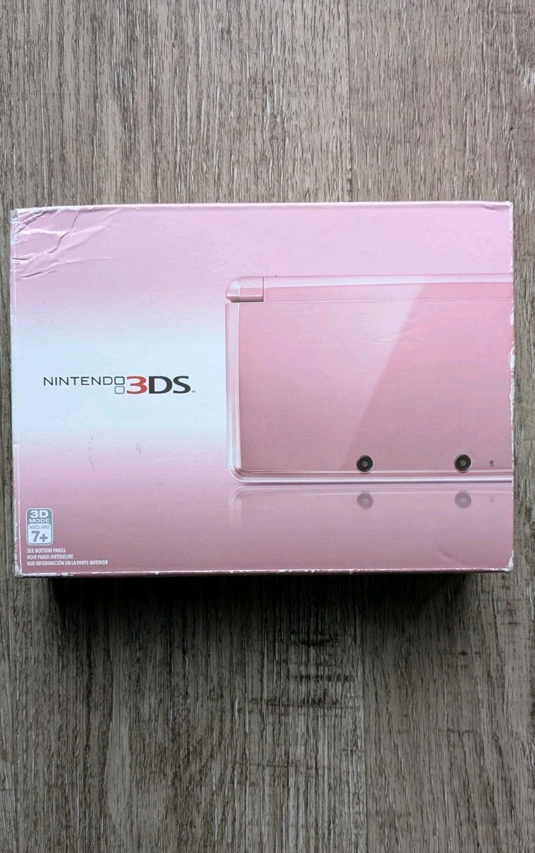 Nintendo 3DS Pink *BOX AND INSERTS ONLY* NO CONSOLE