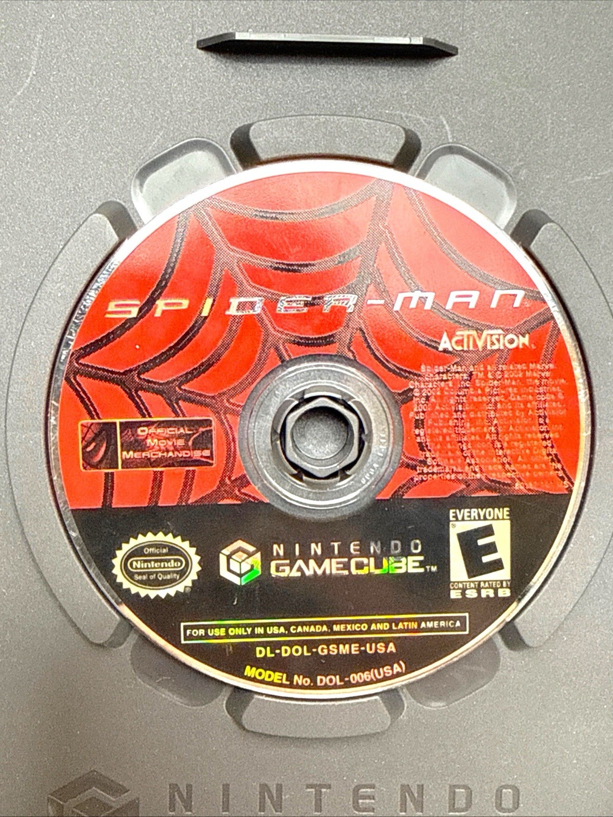 Spider-Man Nintendo GameCube Black Label No Manual