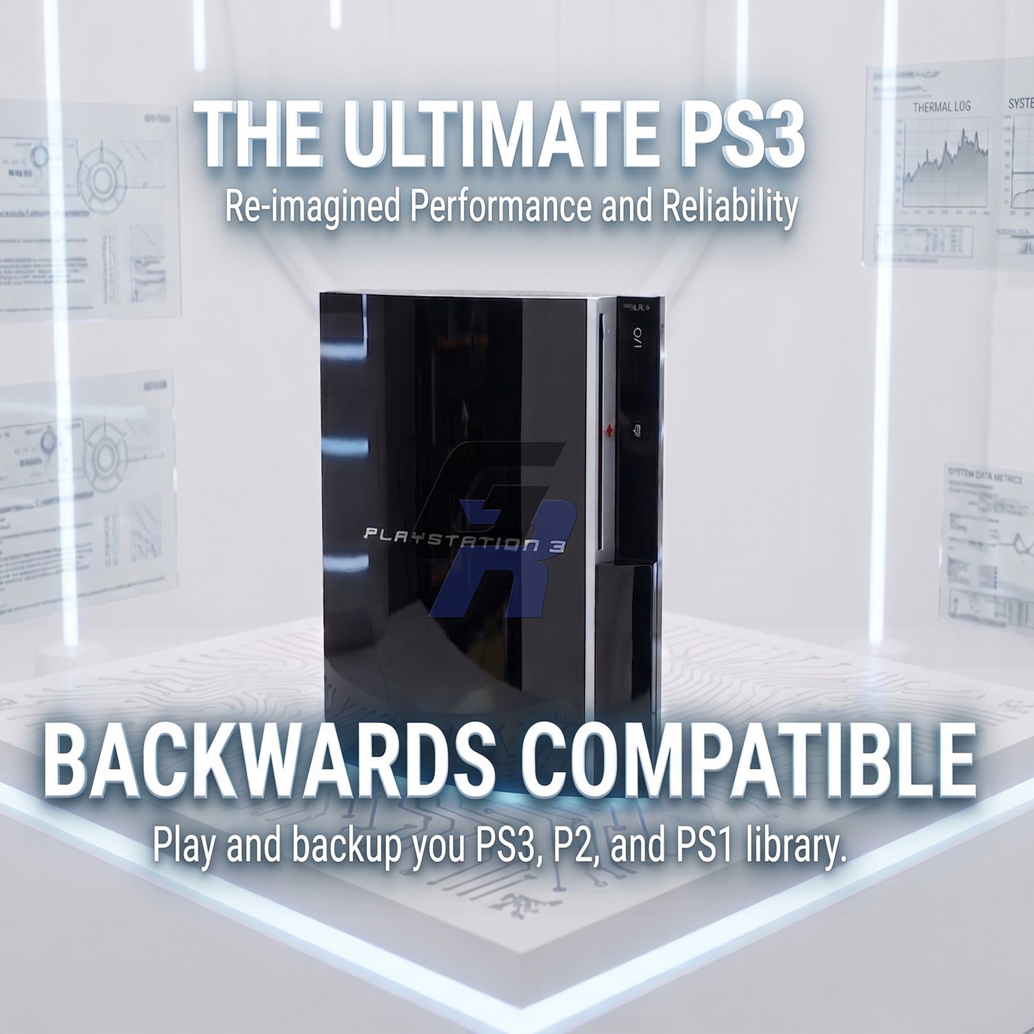 PS3 Fully Restored 1TB Backwards Compatible – Delidded Tantalizers CFW & MORE