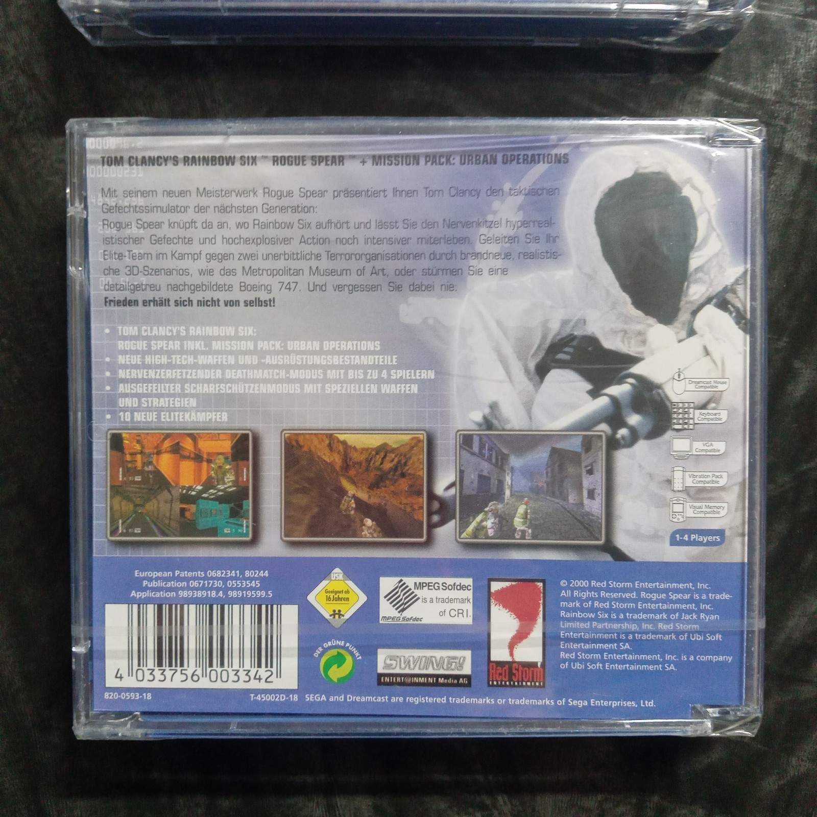 Brand New Non English Rainbow Six Promotional Copies Dreamcast German? French?