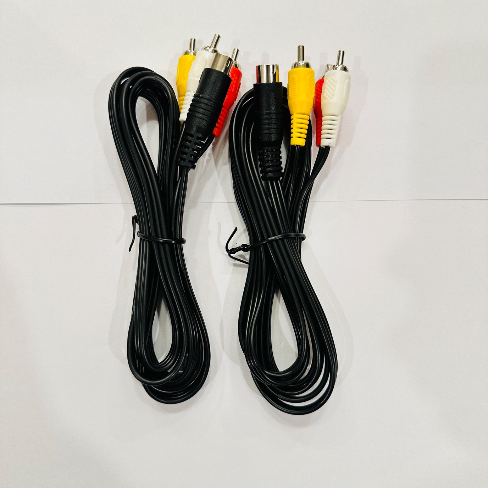 RCA AV Composite Audio Video Cable Connection Cord For Sega Genesis 2 & 3 , 6FT.