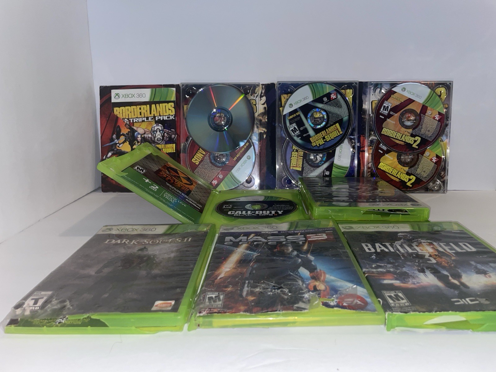 🔥 (Tested) Xbox 360 Console Bundle w/ 28 Games, Kinect Sensor, 2 Controllers