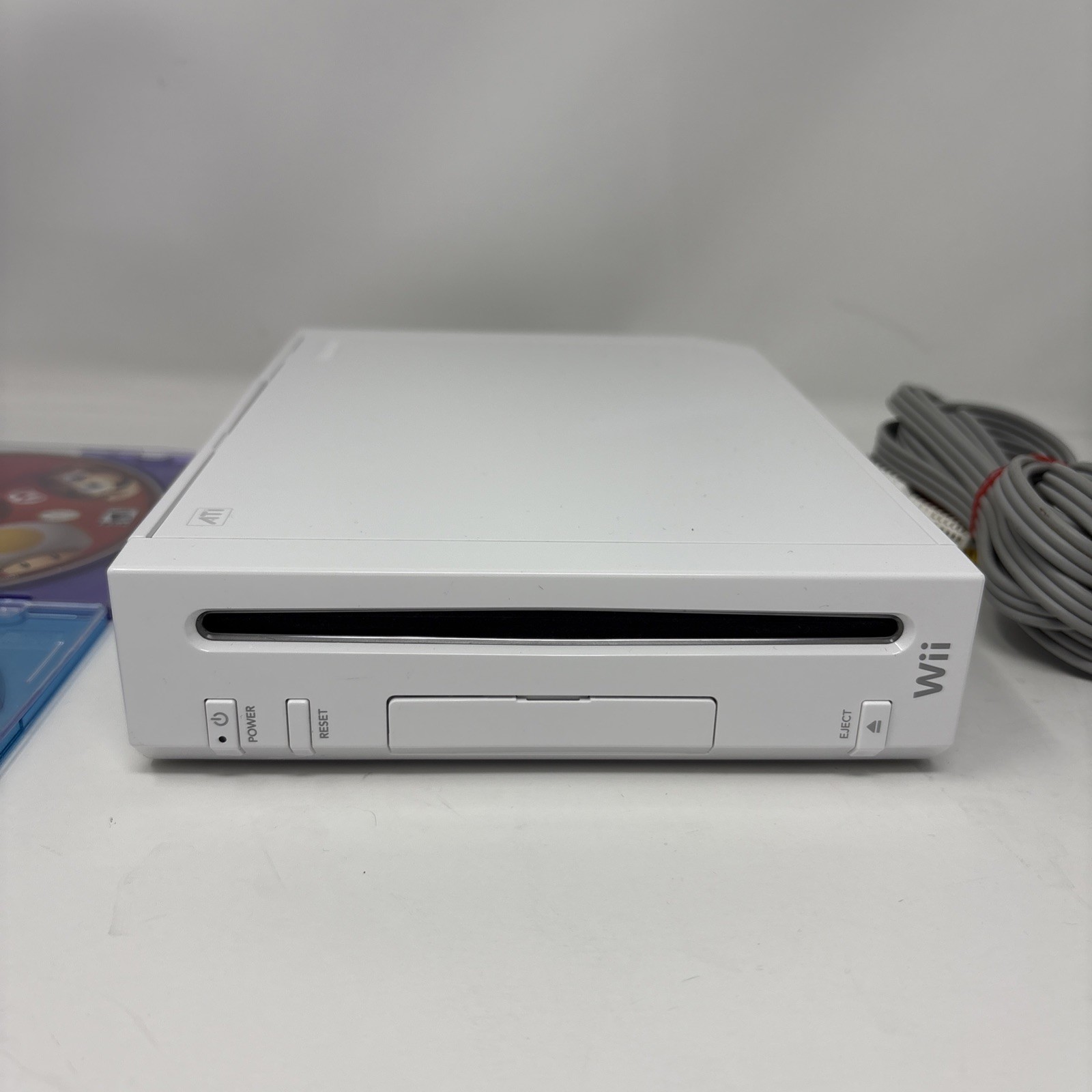 Nintendo Wii Console Bundle w/ 2 Remotes – 2 Nunchuks – Wii Sports – Mario