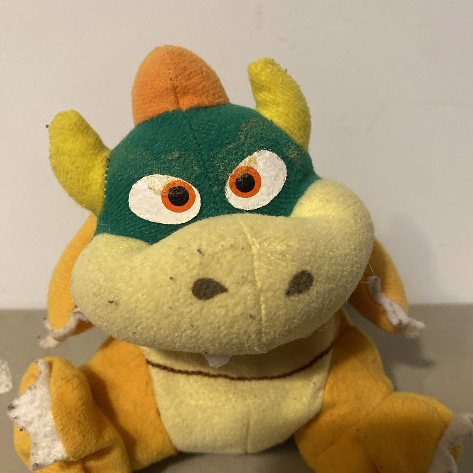 1997 VINTAGE NINTENDO 64 N64 BOWSER 6″ PLUSH BEANBAG – BD&A Missing Eyebrows