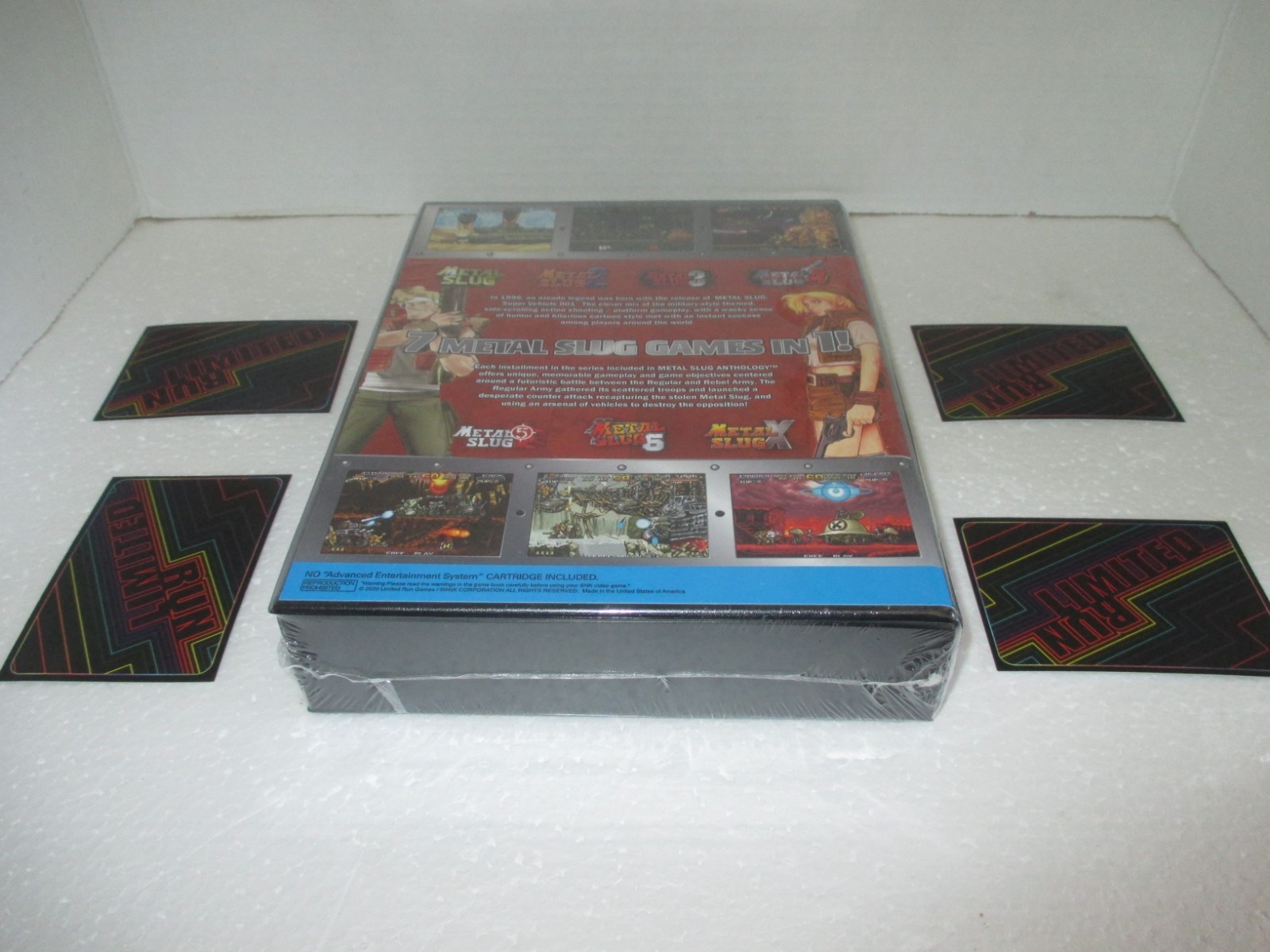 Metal Slug Anthology CE PS4 Brand New Sealed LRG Neo Geo with 4 Cards Included !