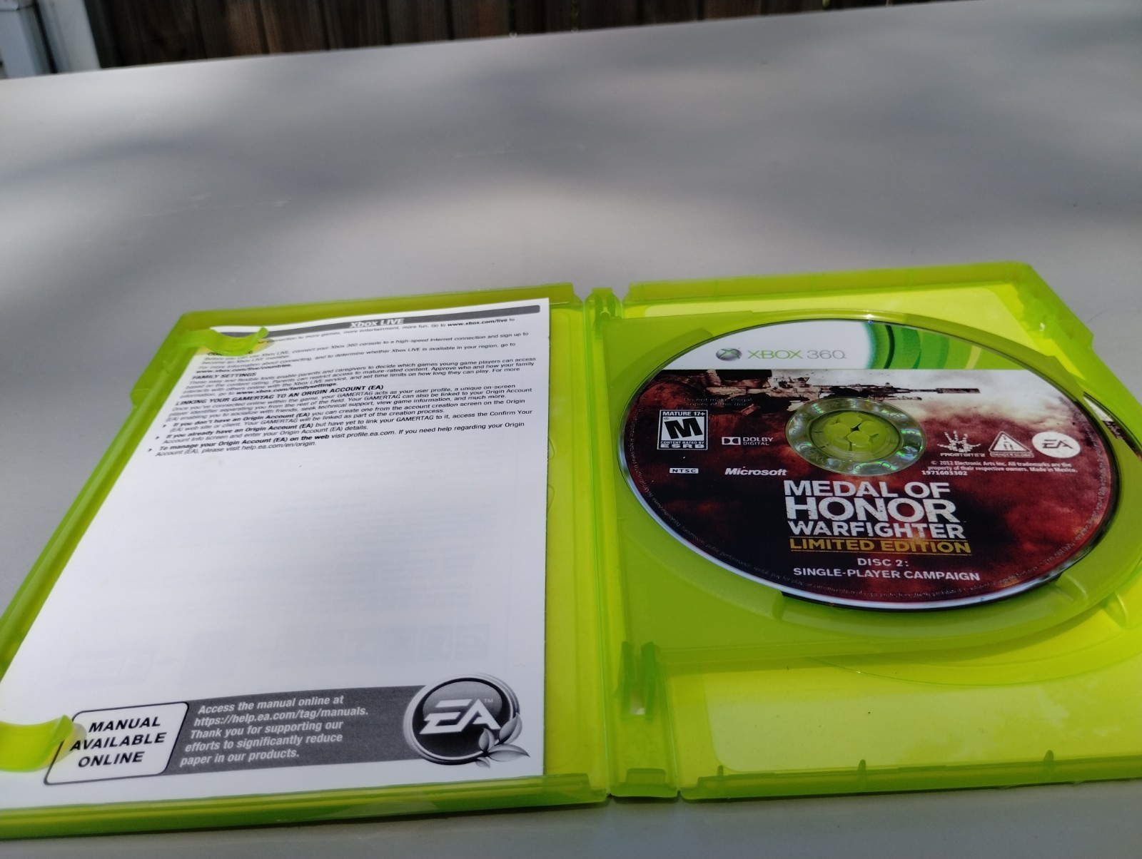 Medal of Honor Warfighter – Limited Edition – Xbox 360 EA Games