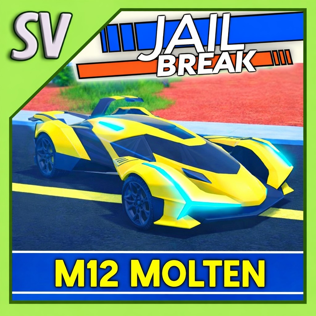 🏎️M12 MOLTEN🏎️ |🎮 Roblox Jailbreak 🕹️| ☄️• FAST DELIVERY ☄️