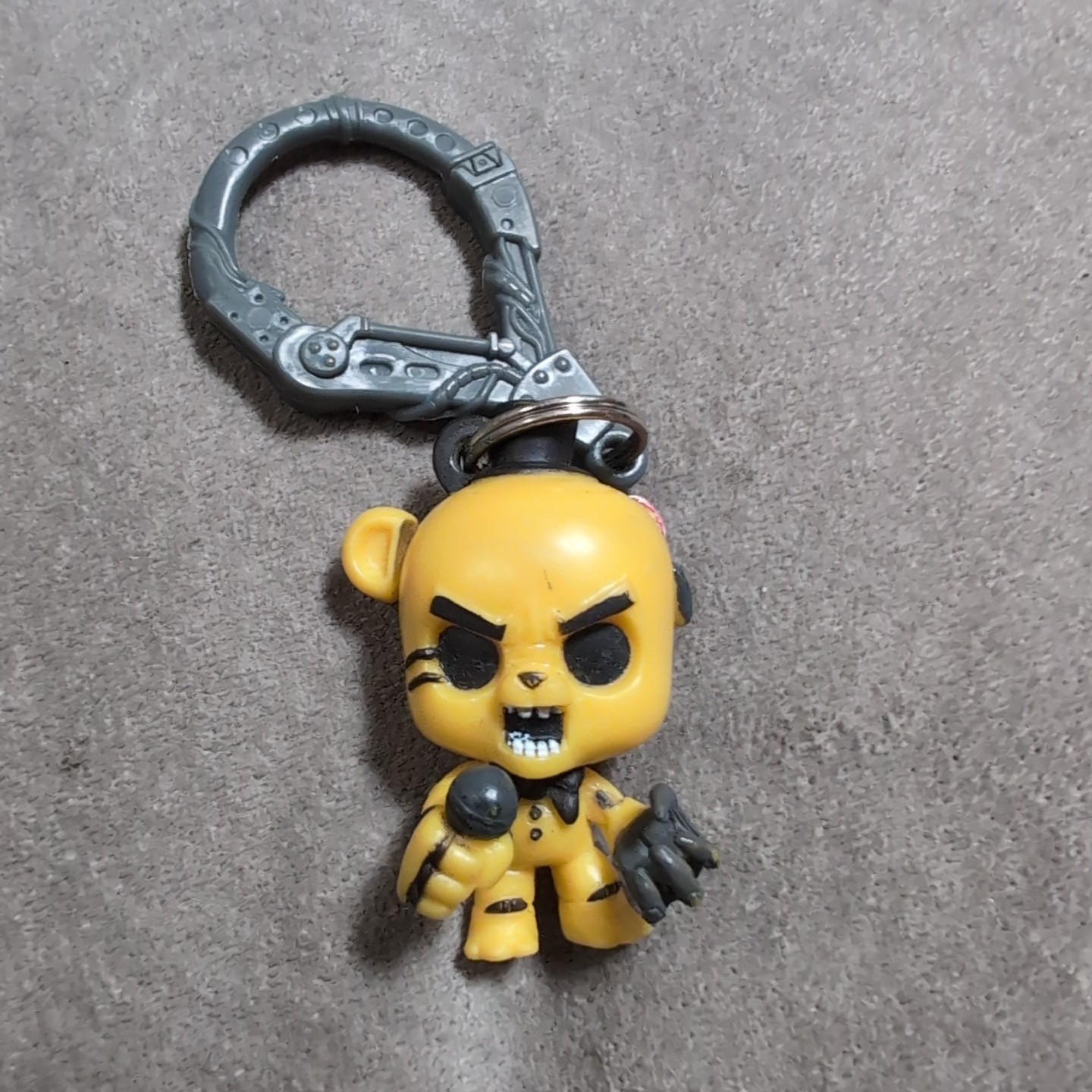 Five Nights at Freddy’s FNAF Golden Freddy Backpack Hanger Clip Keychain Funko