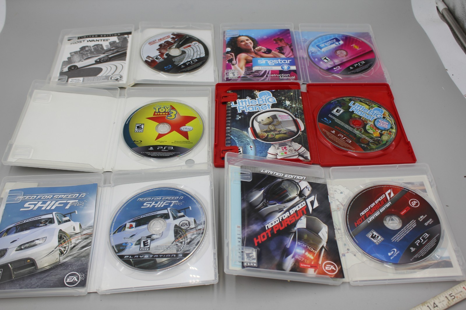 Lot of 12 Sony Playstation 3 PS3 Games Prince Persia Need for Speed Transformers