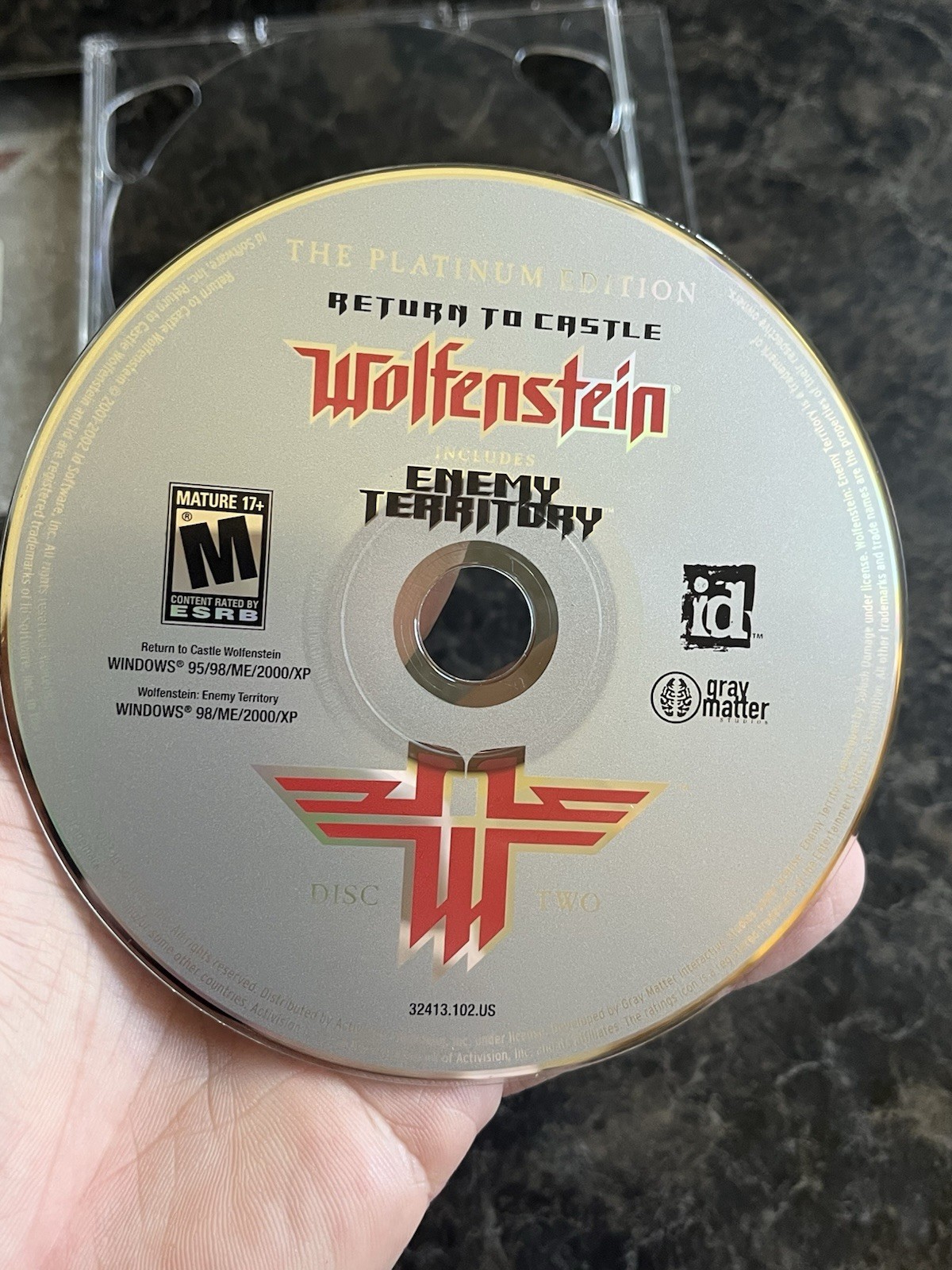 Untested Return To Castle Wolfenstein Platinum Edition W/ Enemy Territory Win PC