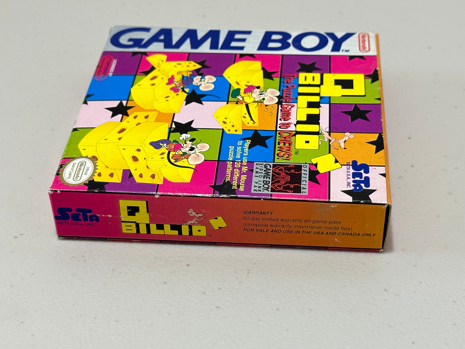 Q Billion (Nintendo Game Boy) Complete Authentic