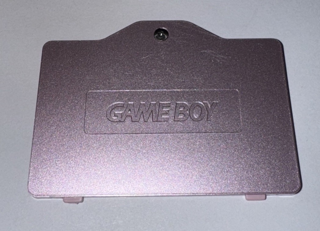 OEM Nintendo Game Boy Advance SP Pearl Pink Console Battery Door Cover