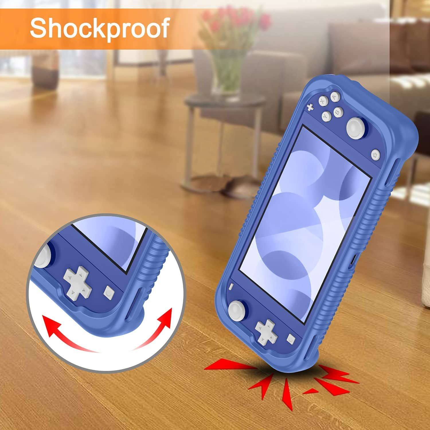 Soft Silicone Case for Nintendo Switch Lite 2019 Shock Proof Protective Cover