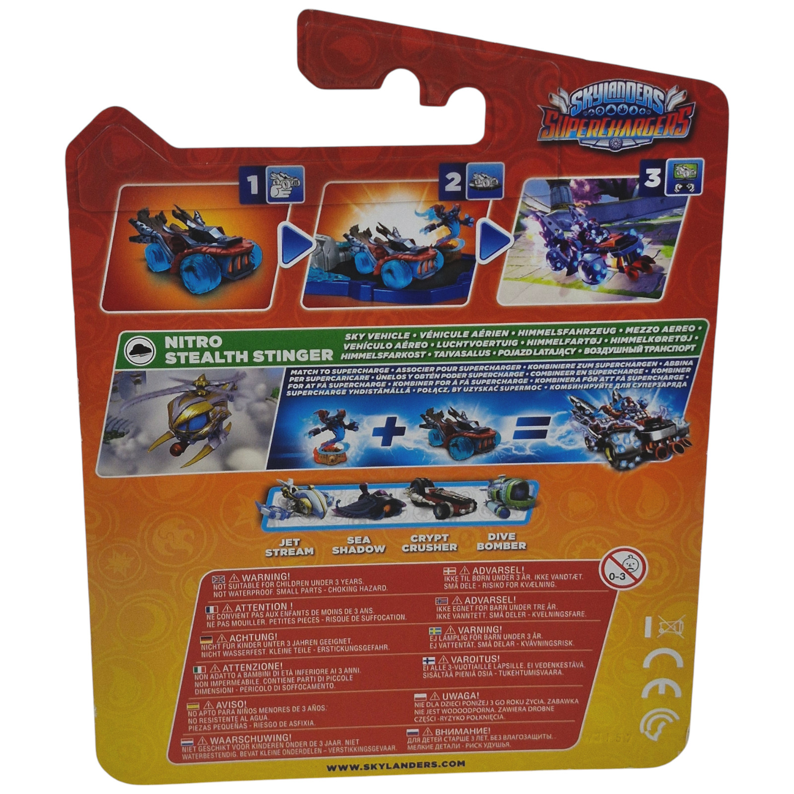 Skylanders Superchargers NITRO STEALTH STINGER Series NEW Gold Aust 2015 Ret 6+