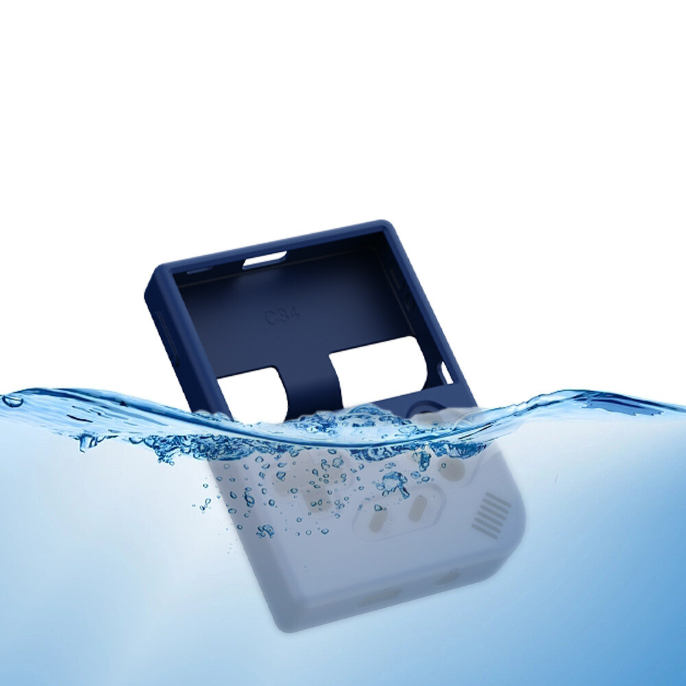 For ANBERNIC RG35XX plus game console silicone case drop protection simple