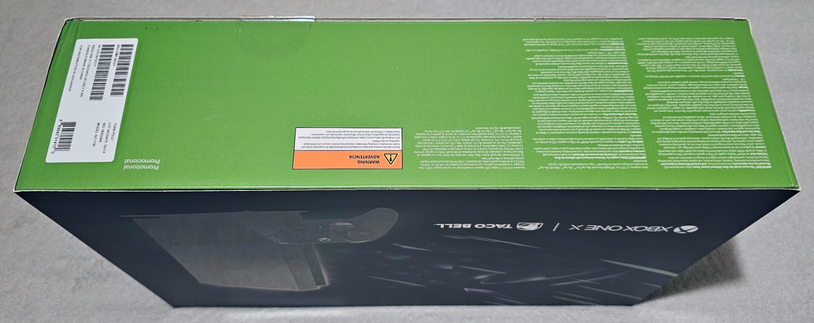 Microsoft Xbox One X Taco Bell Eclipse Limited Edition Promo – Brand New Sealed