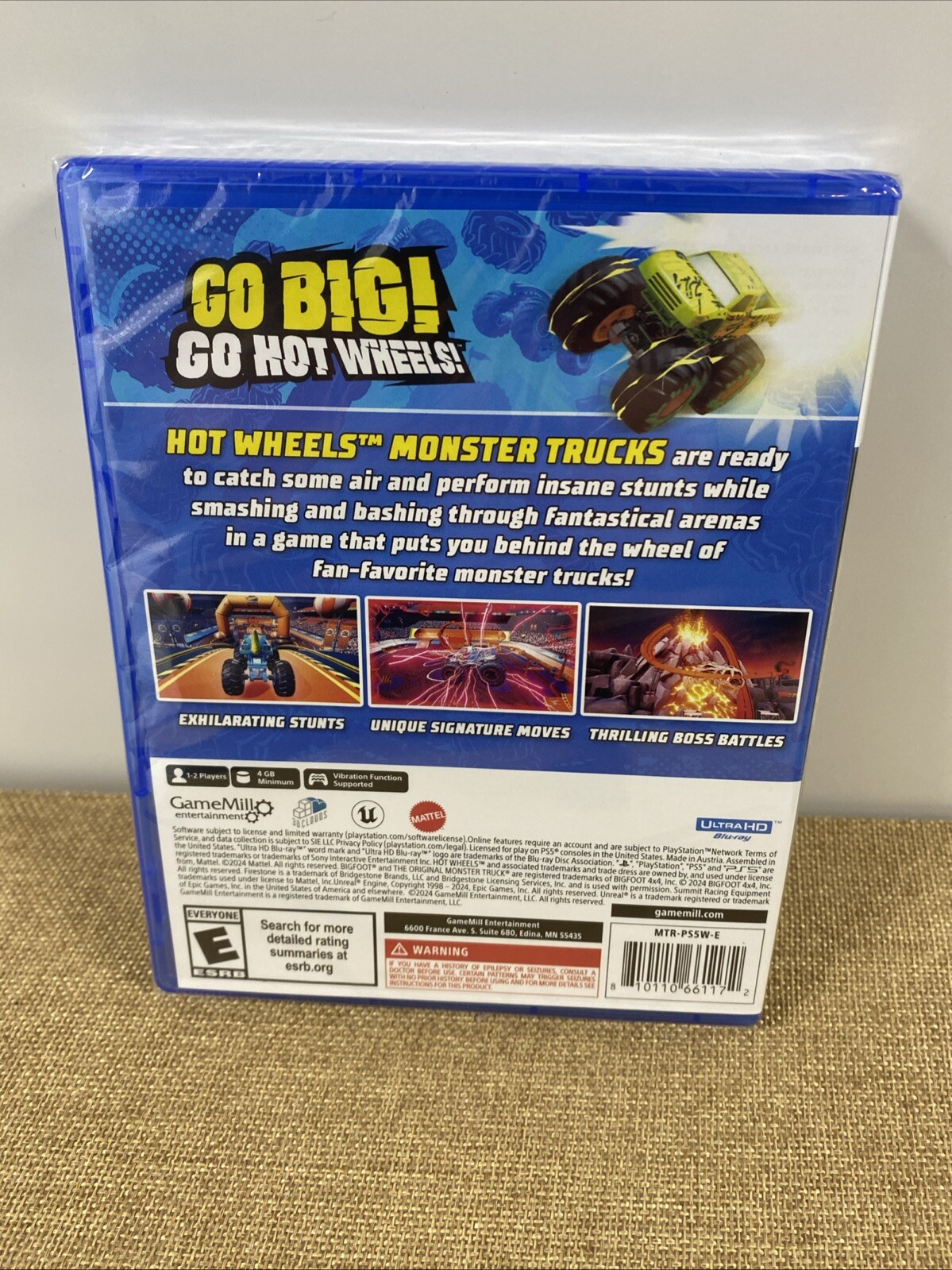 NEW Hot Wheels Monster Trucks: Stunt Mayhem PLAYSTATION 5 PS5 SEALED FREE SHIP