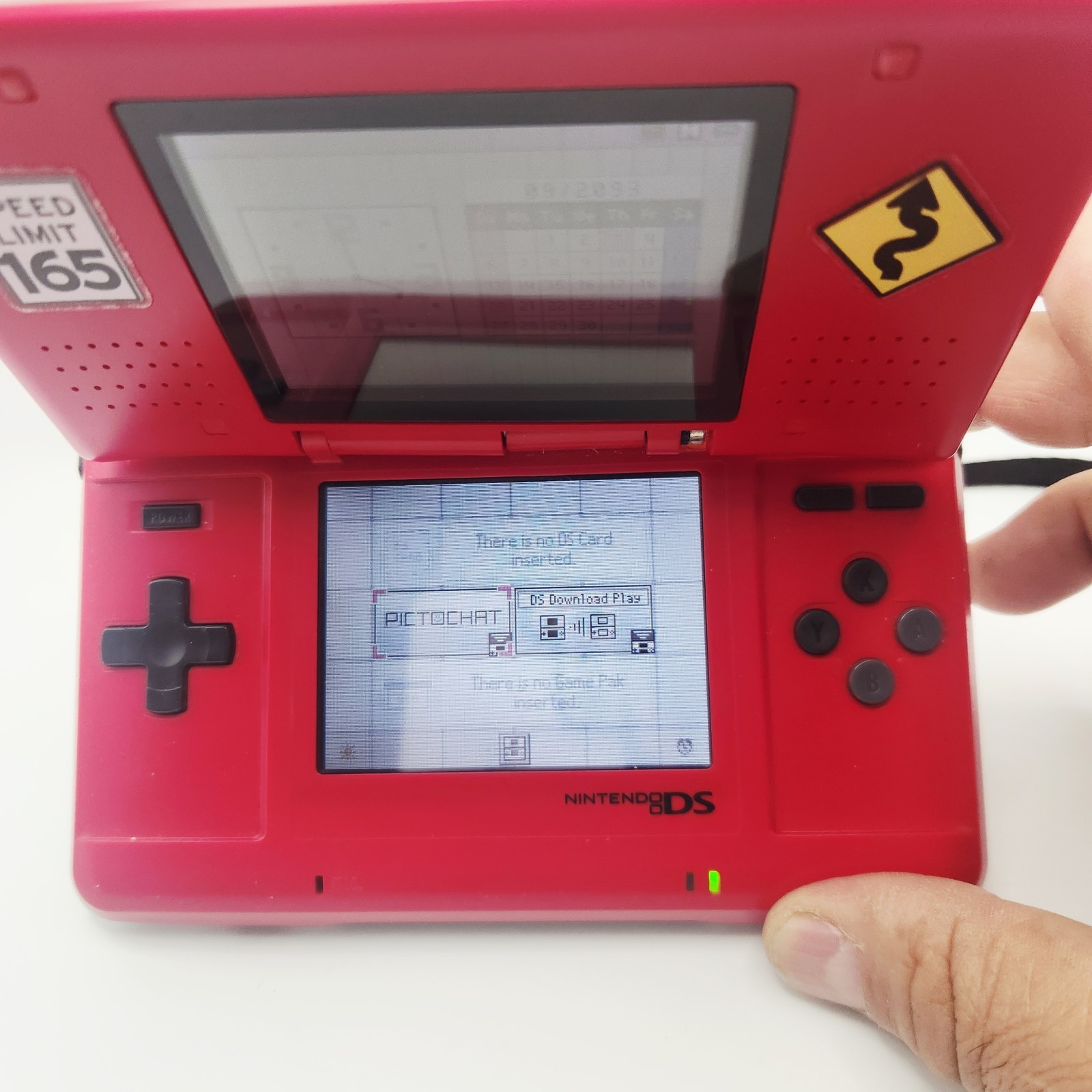 Nintendo DS Mario Kart Edition Handheld Video Game System Tested Working *READ*