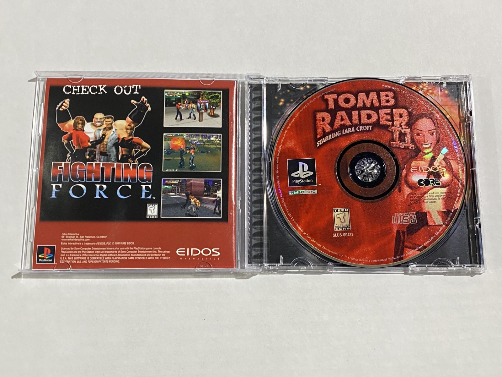 Tomb Raider II PS1 PlayStation 1 Complete CIB + Reg Card Tested Free Shipping