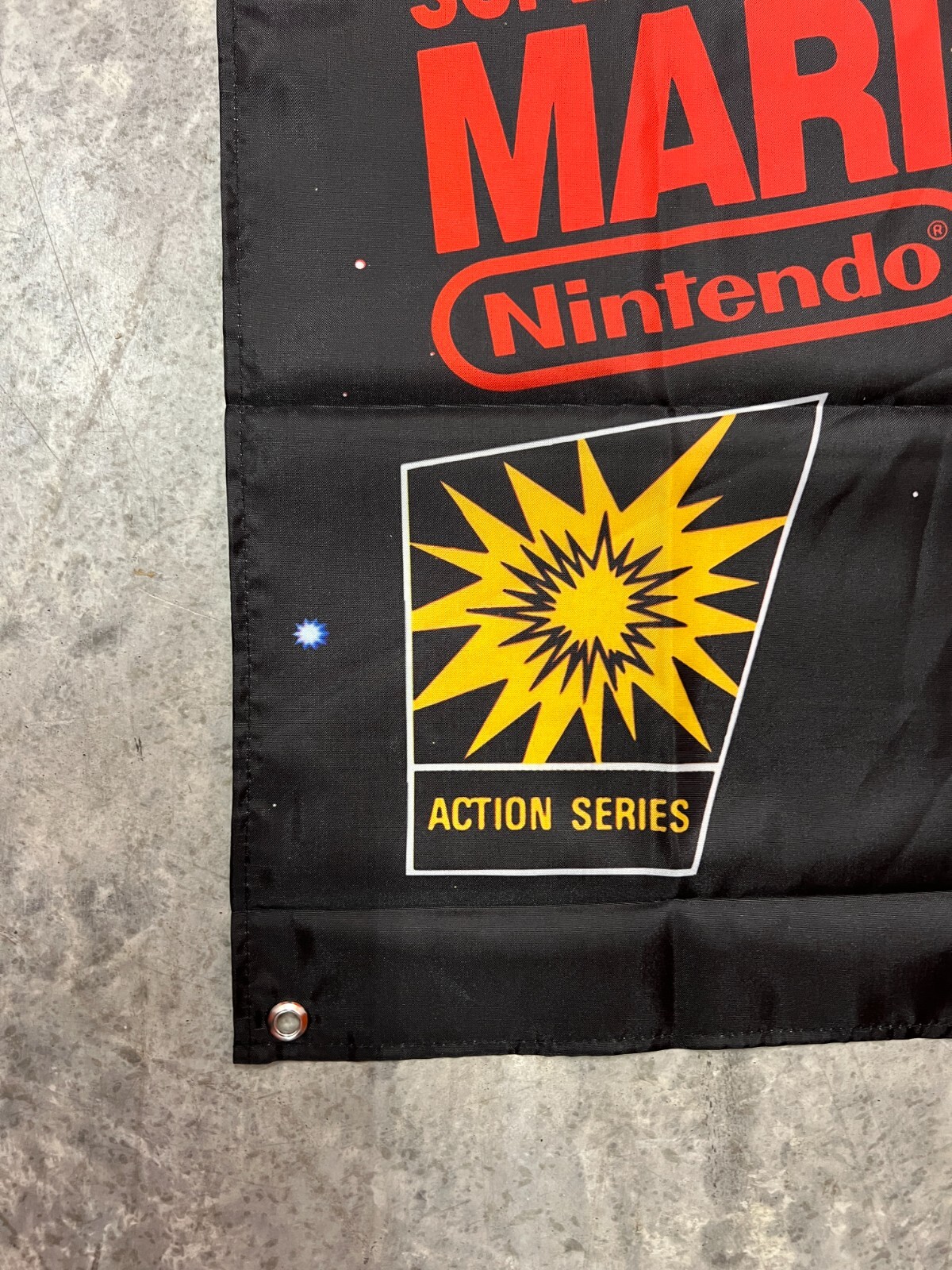 Super Mario Bros Custom Wall Flag Banner Tapestry 2 x 3 Ft, NES