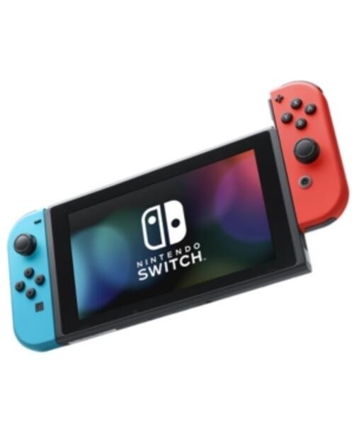 Nintendo Switch Console with Neon Blue Red Joy-Con and Pro Controller 32GB FHD