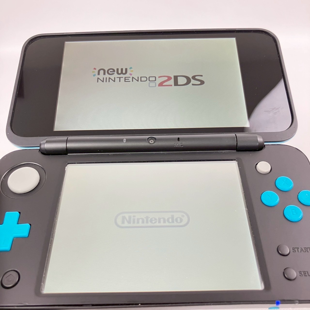 Nintendo new 2DS XL LL Turquoise x Black Console Boxed A Rank Japanese Only