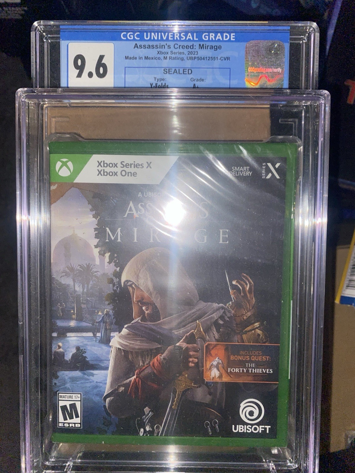 Assassin’s Creed mirage Xbox One Series x Graded 9.6 CGC