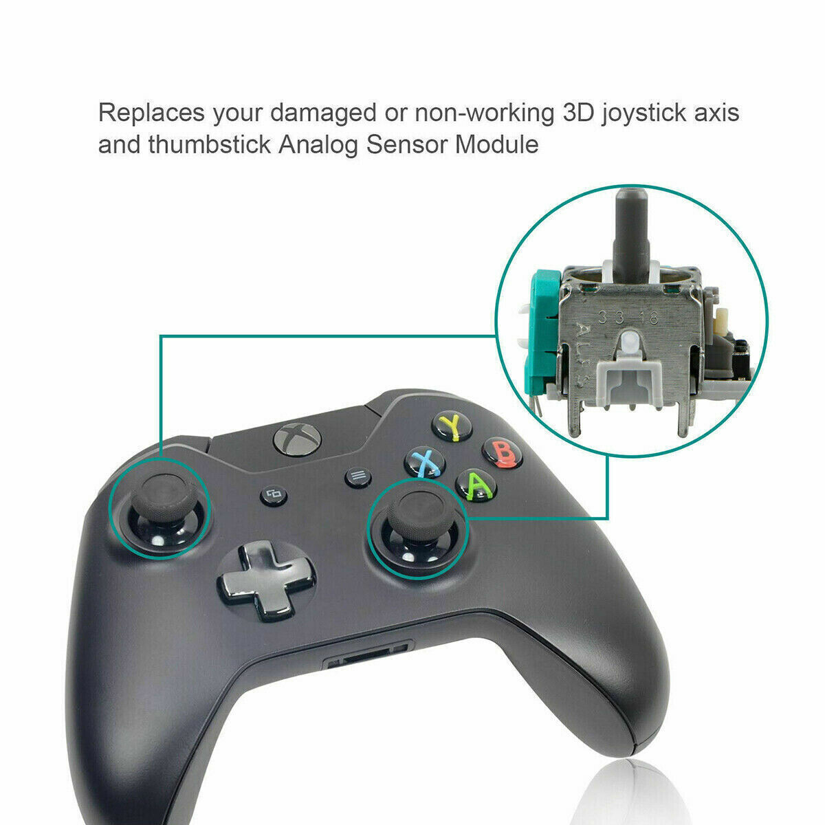 1000Pc Analog Stick Joystick Replacement For PS4 Dualshock 4 Xbox One Controller