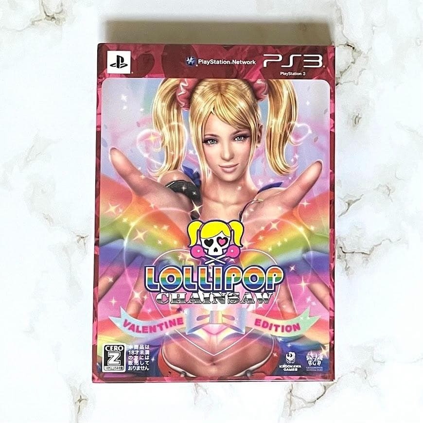 Lollipop Chainsaw Valentine Edition Limited Ps3 Playstation Free shipping Japan