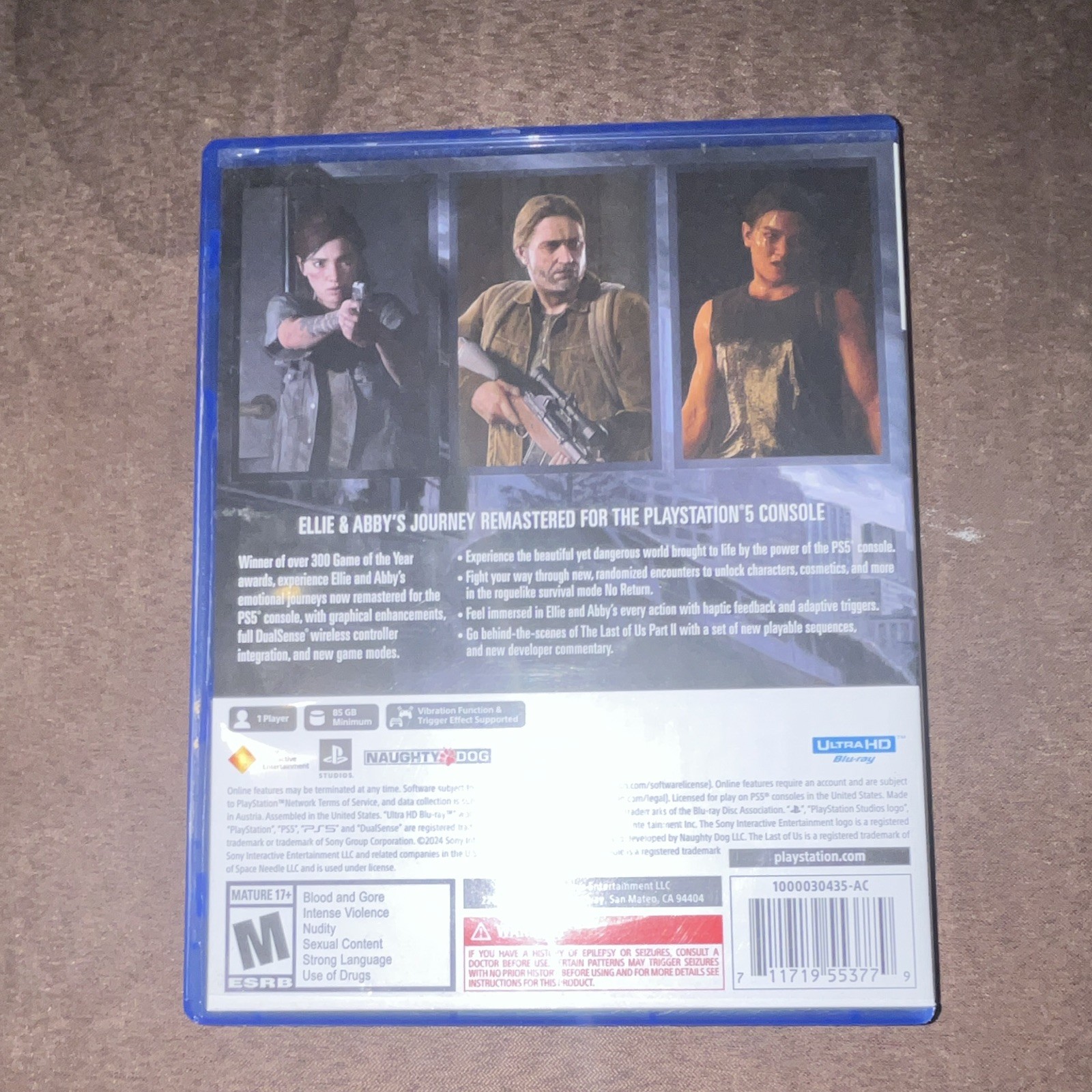 The Last of Us Part II Remastered PS5
