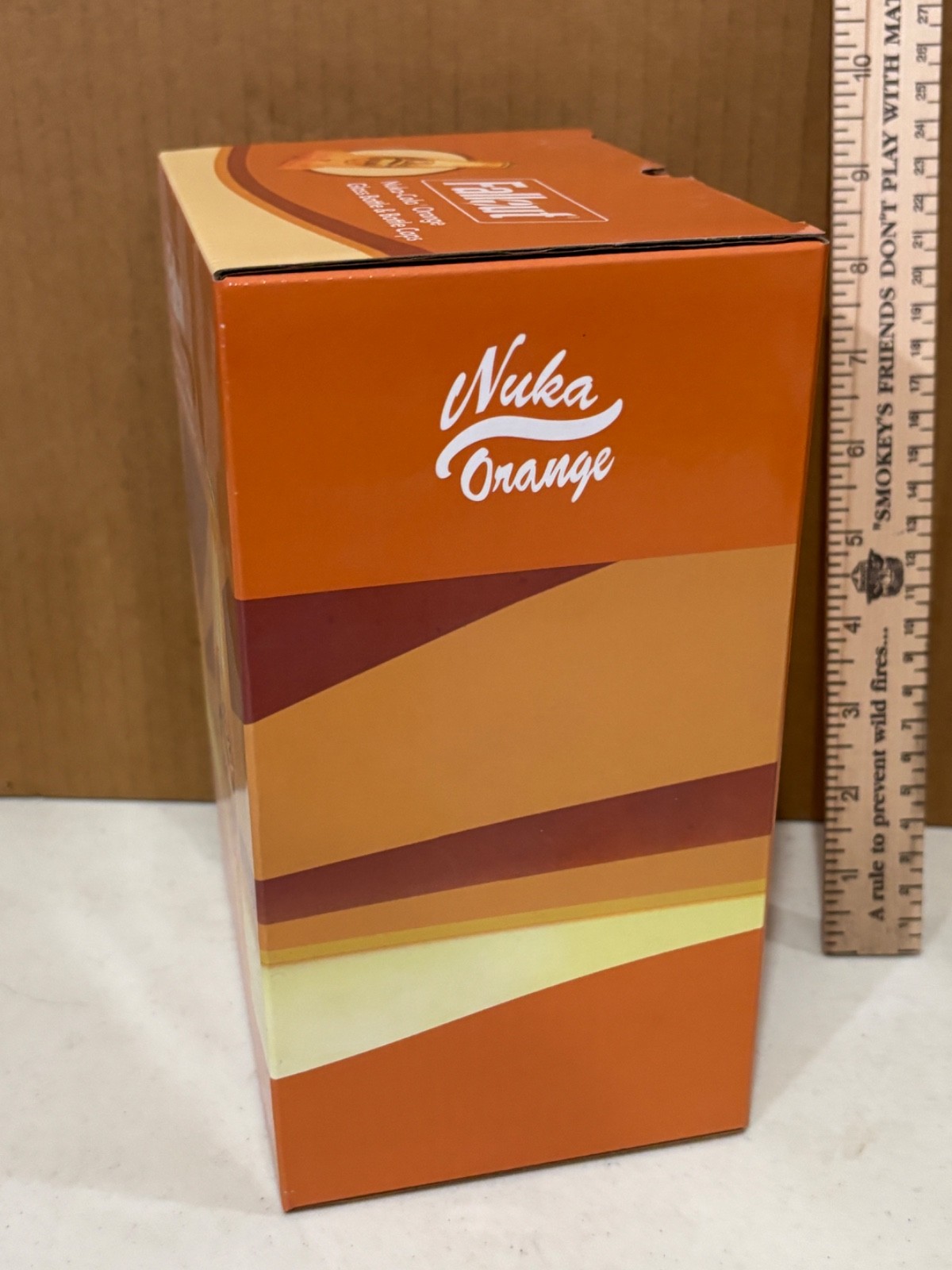 Fallout 3 4 76 !! Authentic Nuka Cola Orange Collectibles Glass Bottle & Caps !!