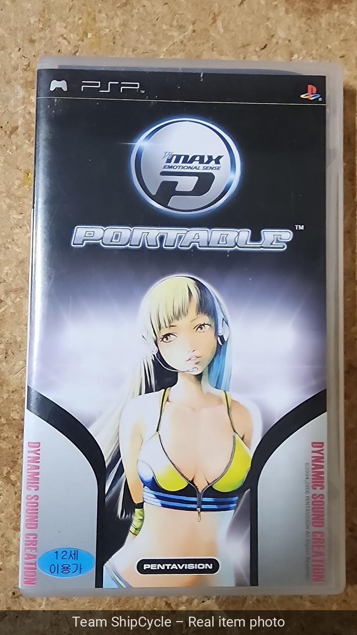 DJ Max Emotional Sense P 1 Korean version English Korea Sony PSP RARE G2U