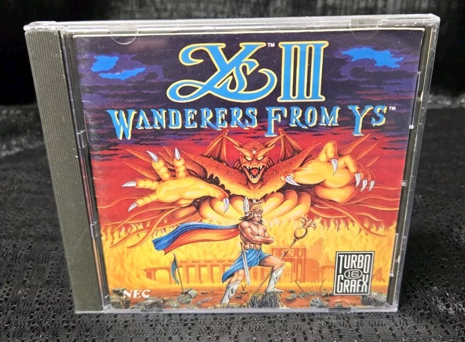 Ys III 3: Wanderers From Ys 1991 TurboGrafx-CD Turboduo Super CD