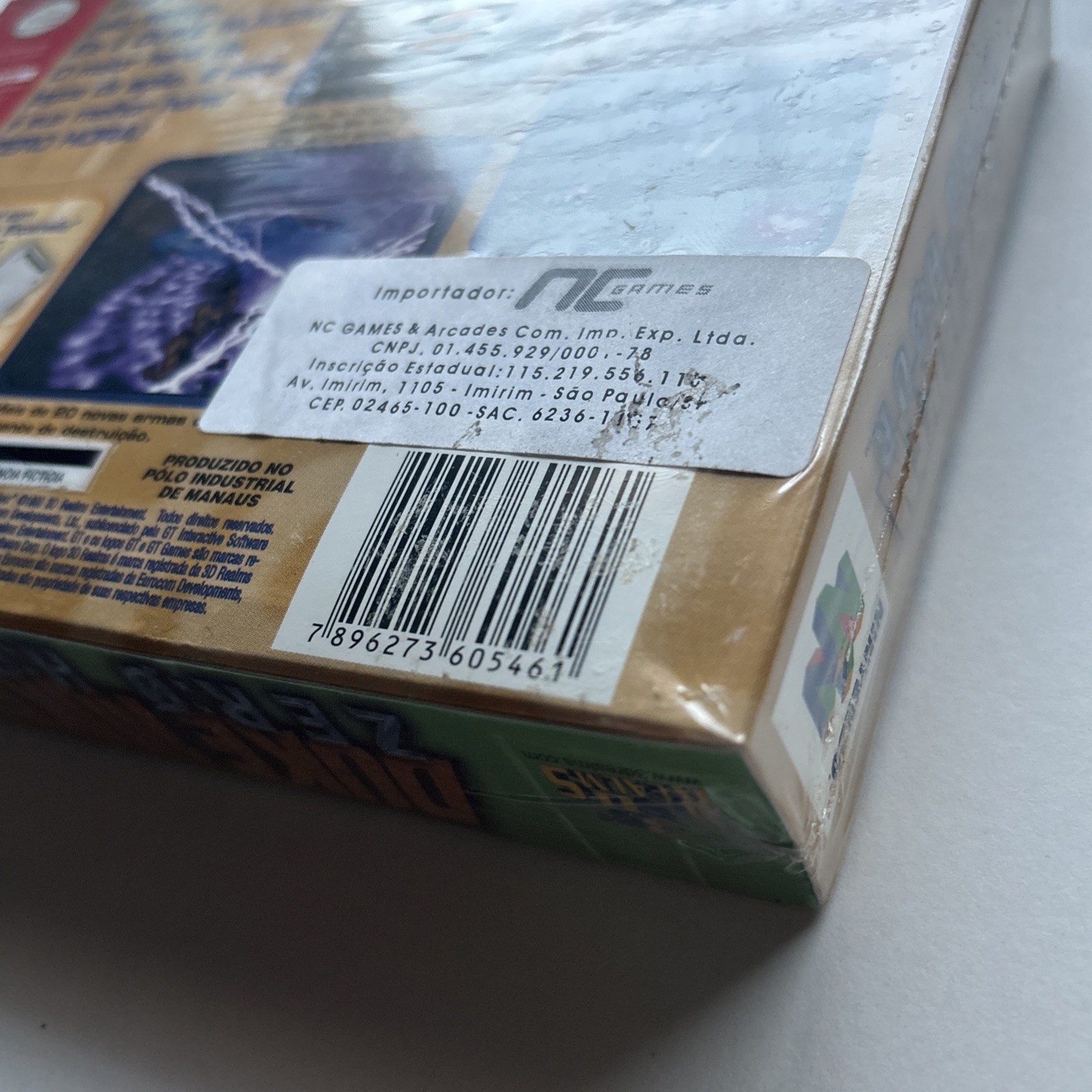 New Duke Nukem: Zero Hour Nintendo 64 N64 Gradient Brazil Import Sealed NES Rare